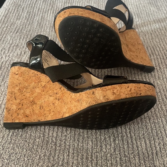 Adrienne vittadini cork wedge shoes women’s 7.5 - Picture 5 of 6